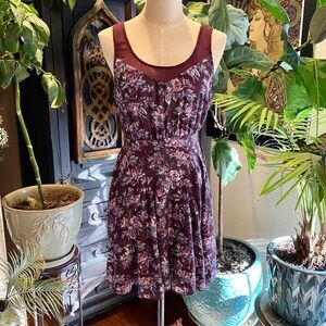 UO Kimchi Blue floral & mesh sundress